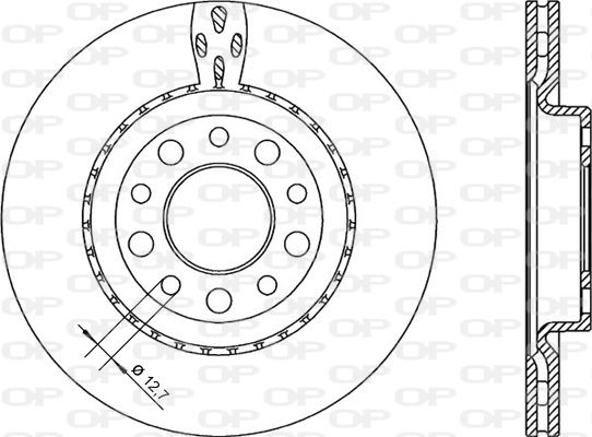 OPEN PARTS Jarrulevy BDR2255.20